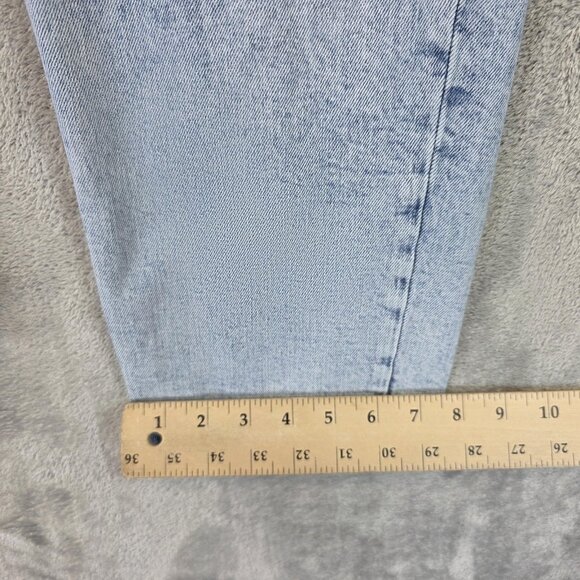 Old Navy Jeans Womens 12 Extra High-Rise Sky Hi Straight Button Fly Raw Hem - Picture 7 of 13